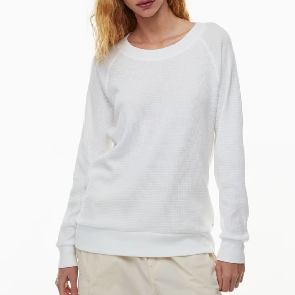 Aritzia TNA Waffle Raglan Longsleeve